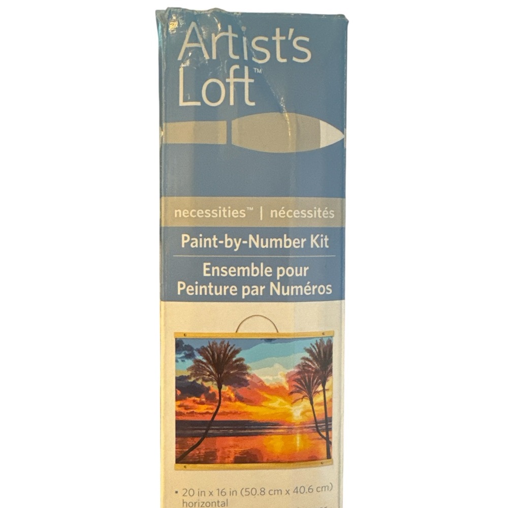 Paint-by-Number Kit - Sunset Scene NWT